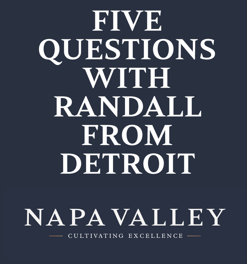 5 questions with a Napa Valley harvest intern – Randall from Detroit